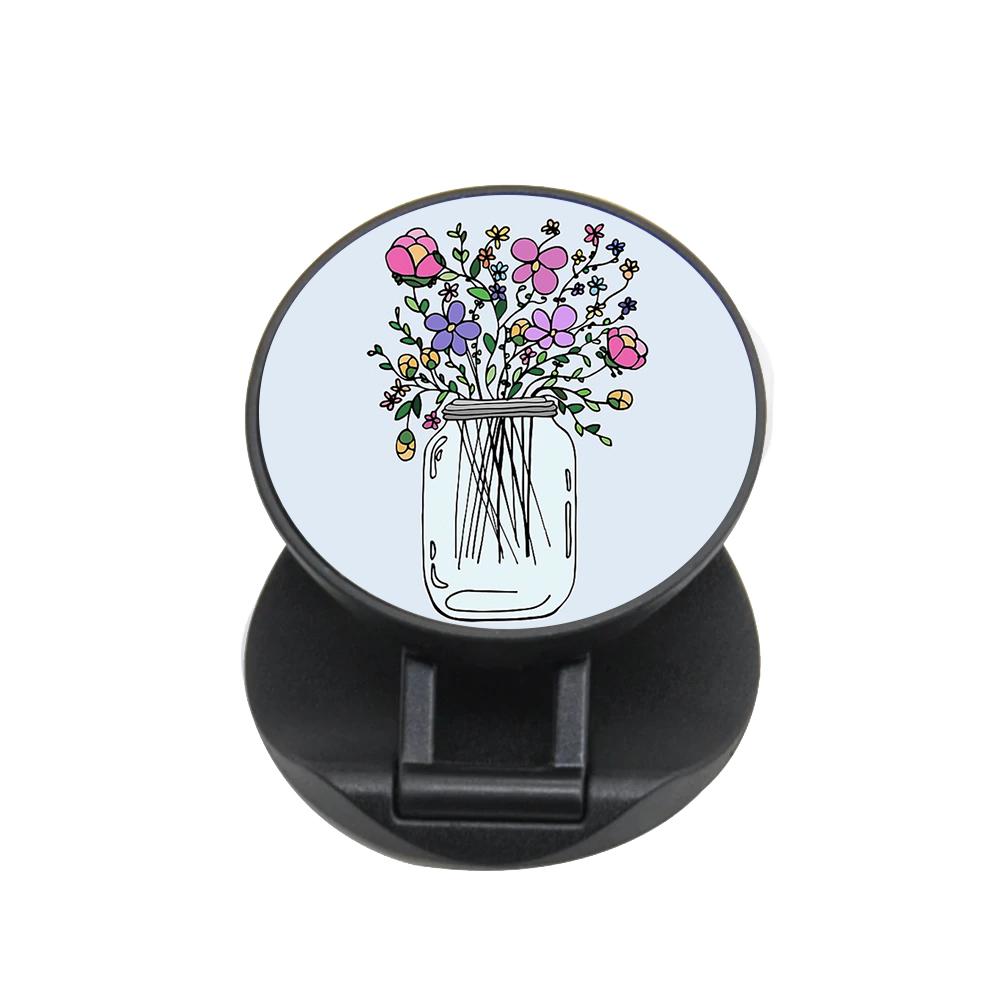 Cartoon Flower Jar FunGrip - Fun Cases