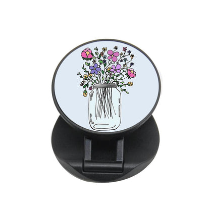 Cartoon Flower Jar FunGrip - Fun Cases