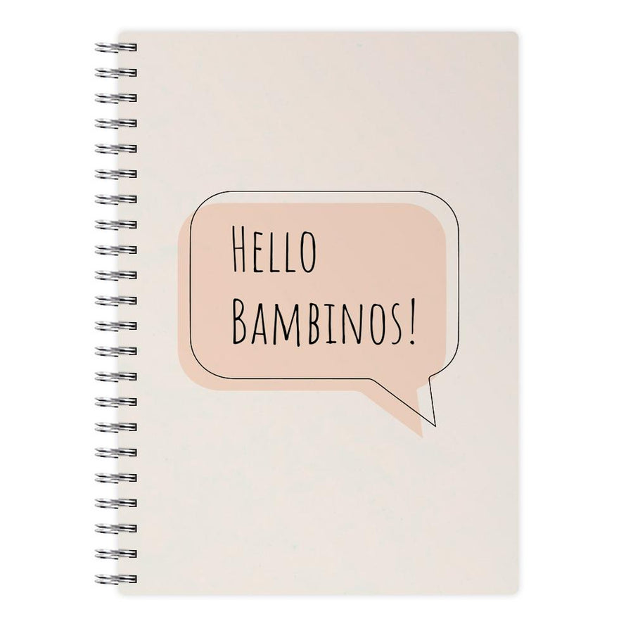 Hello Bambinos - Friday Night Dinner Notebook