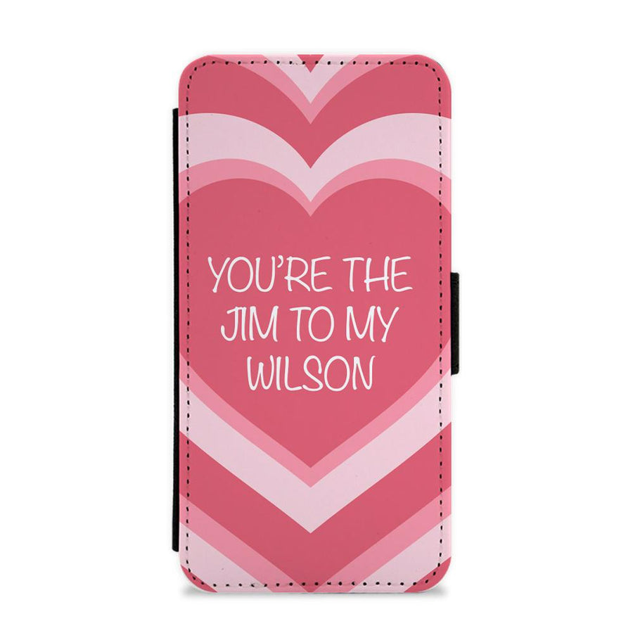 Jim To My Wilson - Friday Night Dinner Flip / Wallet Phone Case
