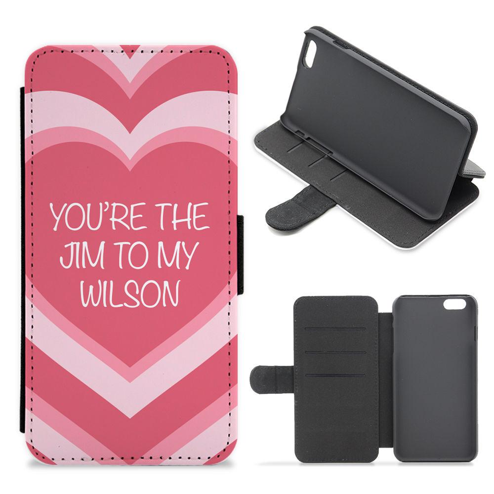 Jim To My Wilson - Friday Night Dinner Flip / Wallet Phone Case