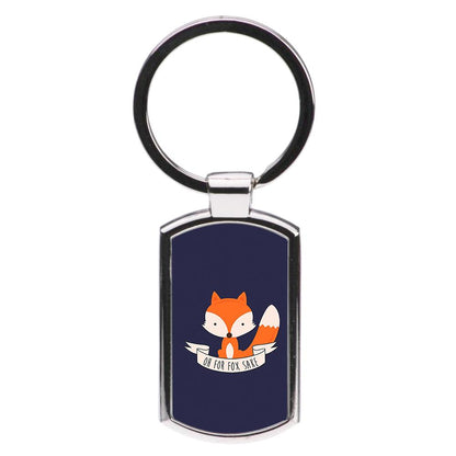 Oh For Fox Sake Luxury Keyring