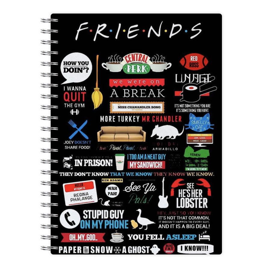 All The Quotes - Friends Notebook - Fun Cases