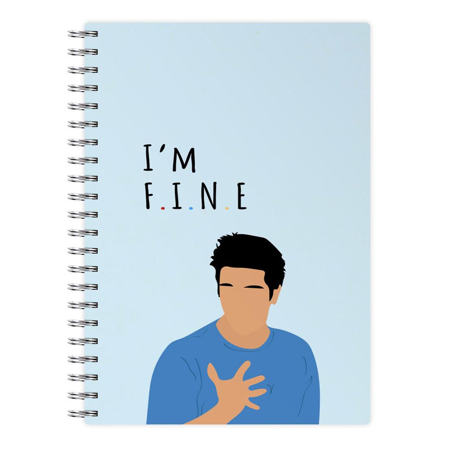 I'm Fine - Friends Notebook