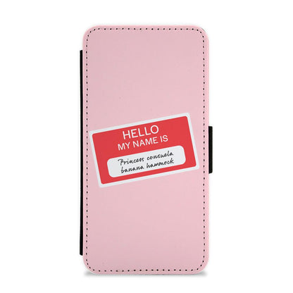 Hello My Name Is - Friends Flip / Wallet Phone Case