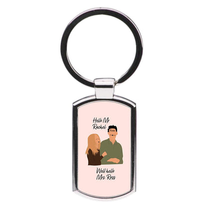 Mr Rachel & Mrs Ross - Friends Luxury Keyring