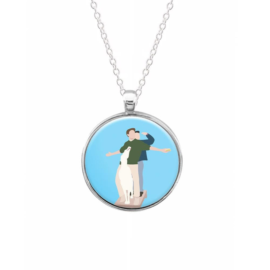 Two Men And A Dog - Friends Necklace
