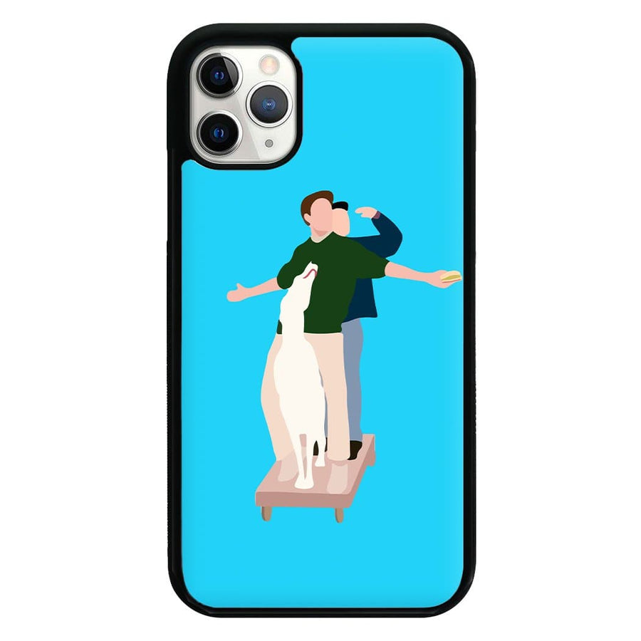 Two Men And A Dog - Friends Phone Case