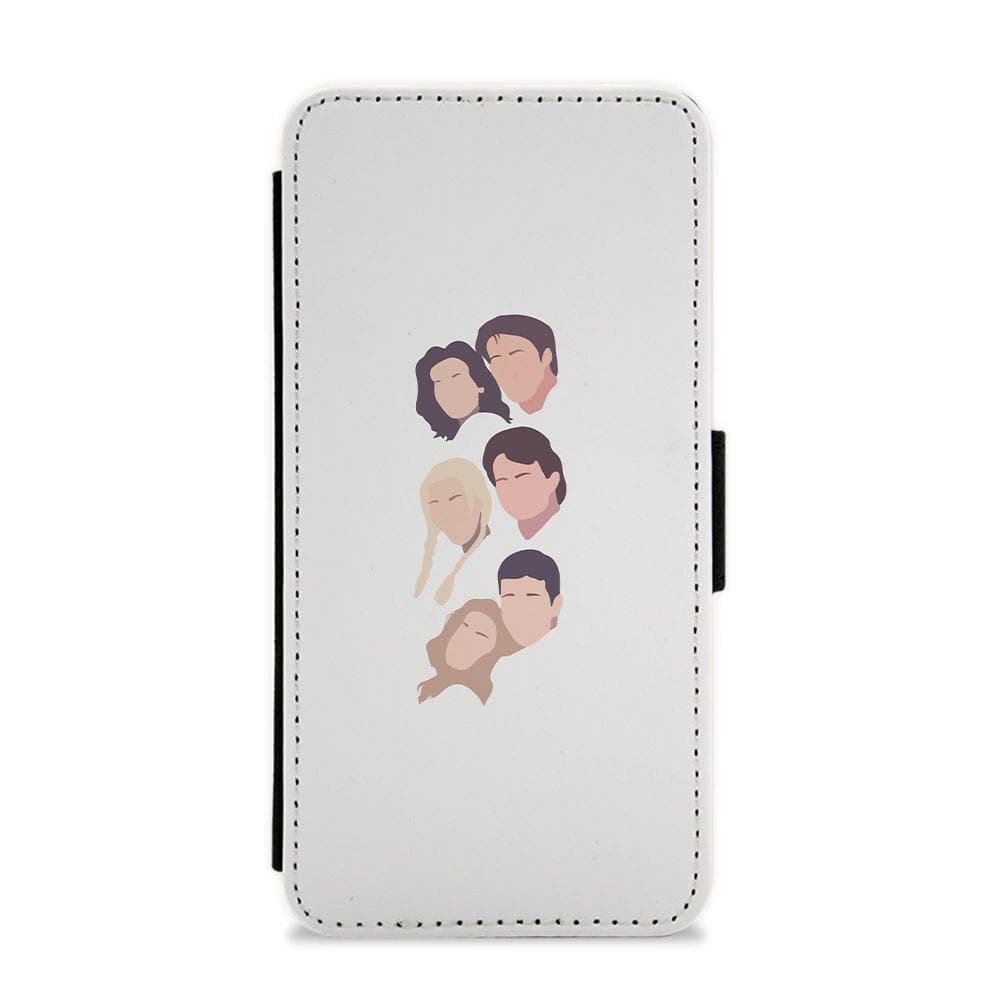 Cast Faces - Friends Flip / Wallet Phone Case