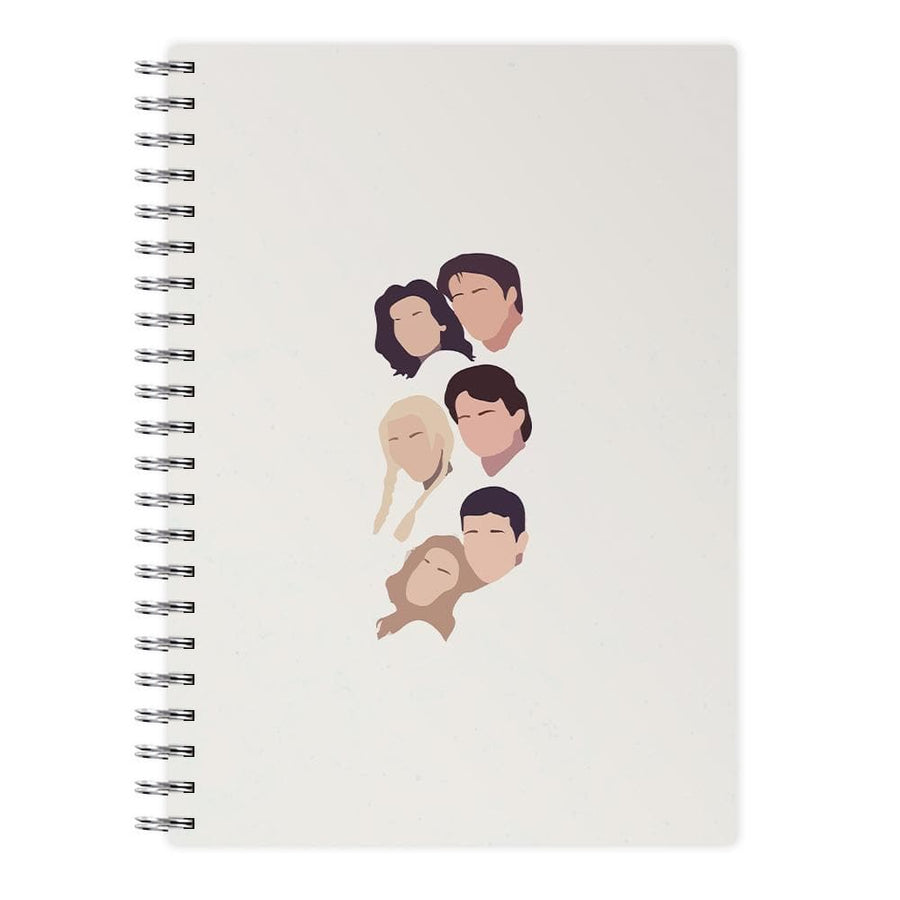 Cast Faces - Friends Notebook