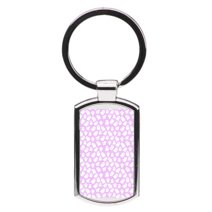 Ghost Pattern Luxury Keyring