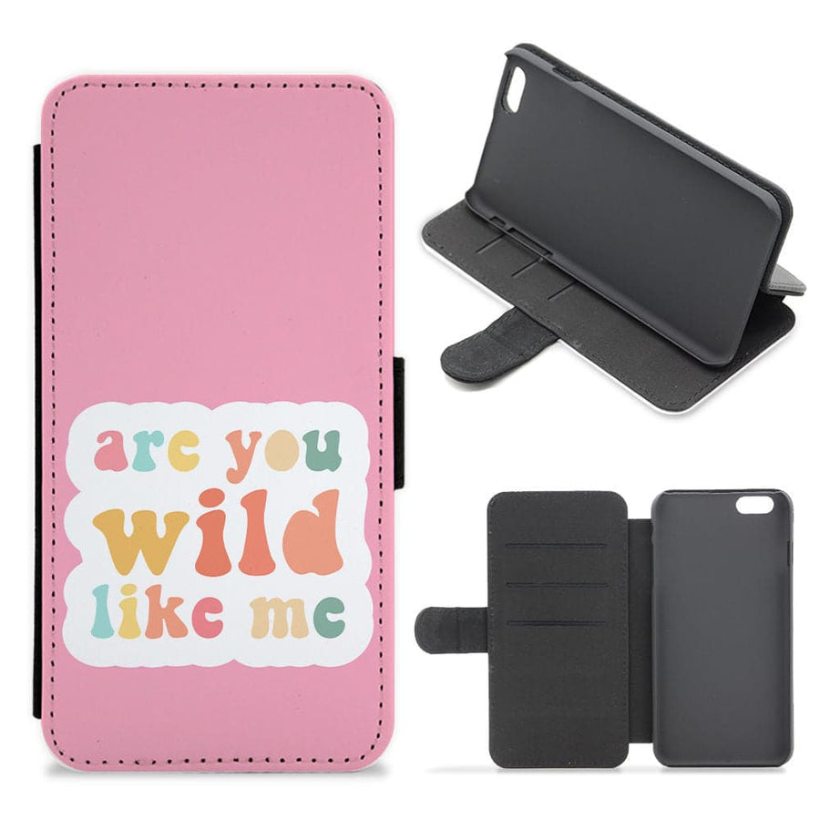 Are You Wild - Wolf Alice Flip / Wallet Phone Case