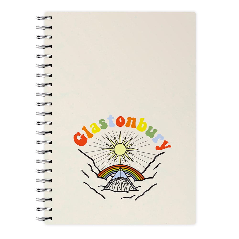 Glastonbury Rainbow Notebook