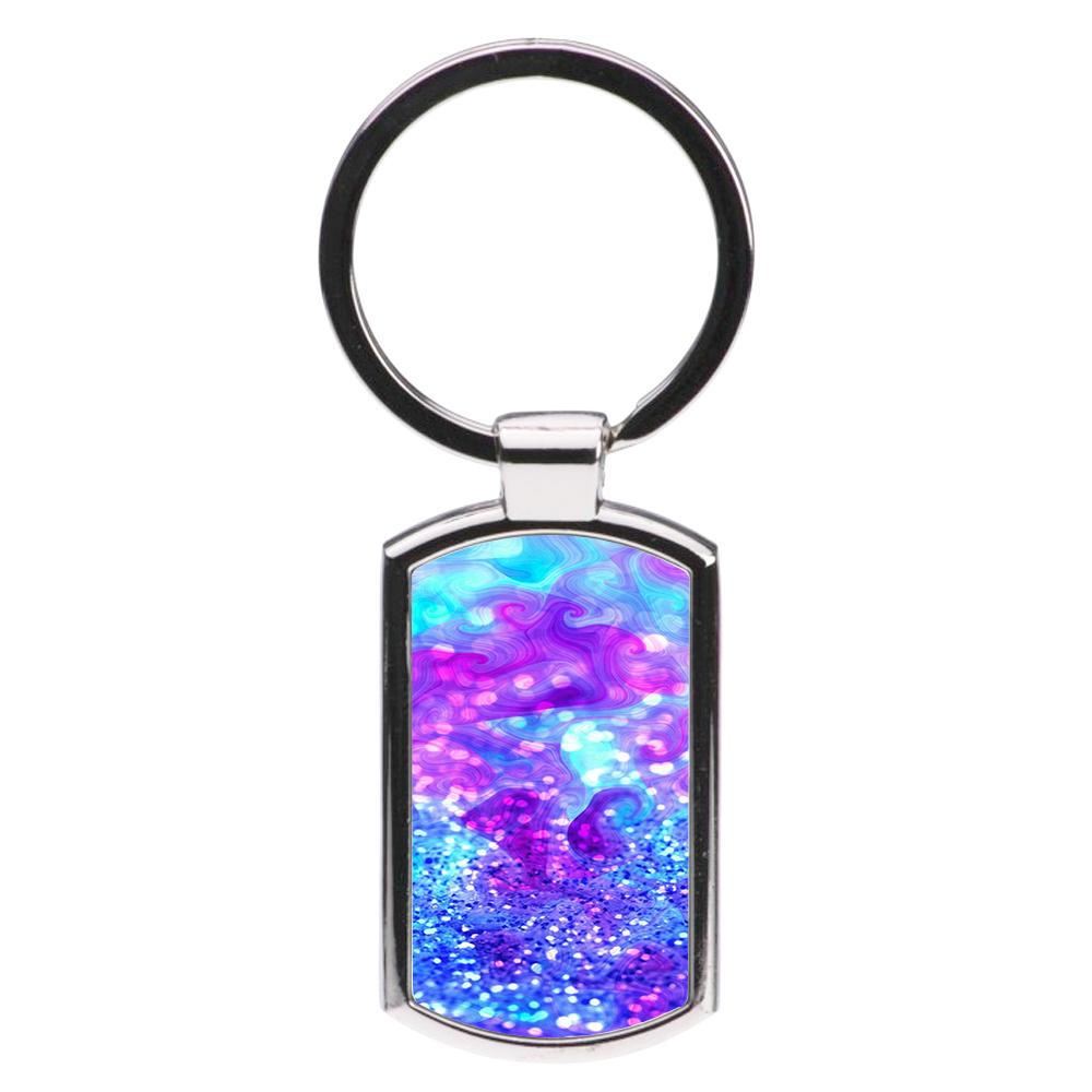 Glitter Swirl, Tumblr Stlye Luxury Keyring