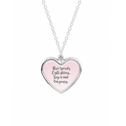 Three Words, Eight Letters - Gossip Necklace