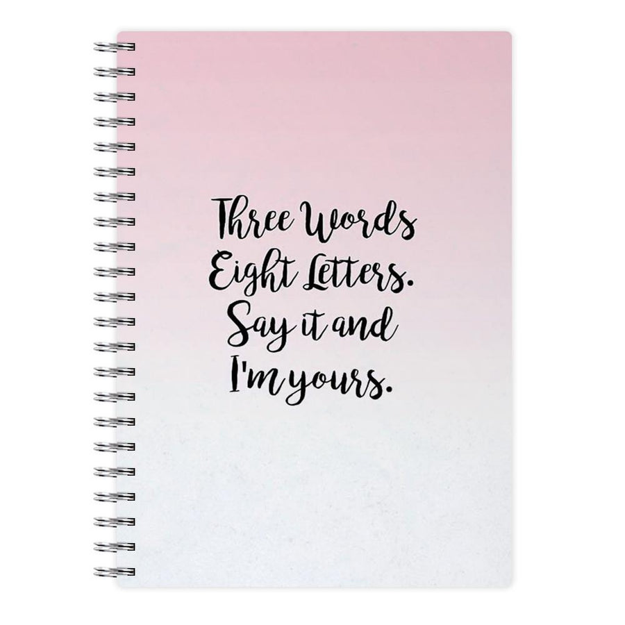 Three Words, Eight Letters - Gossip Girl Notebook - Fun Cases
