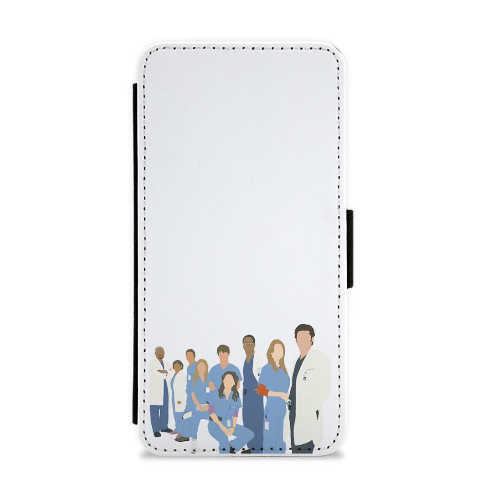 Cartoon Crew - Grey's Anatomy Flip / Wallet Phone Case