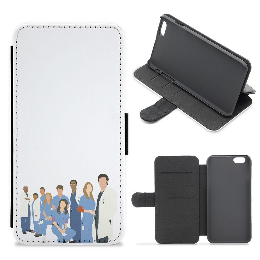 Cartoon Crew - Grey's Anatomy Flip / Wallet Phone Case