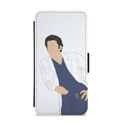 Derek Shepherd - Grey's Anatomy Flip / Wallet Phone Case