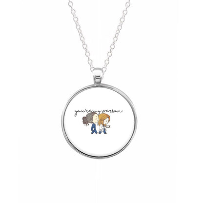 You're My Person Cartoon - Grey's Anatomy Necklace