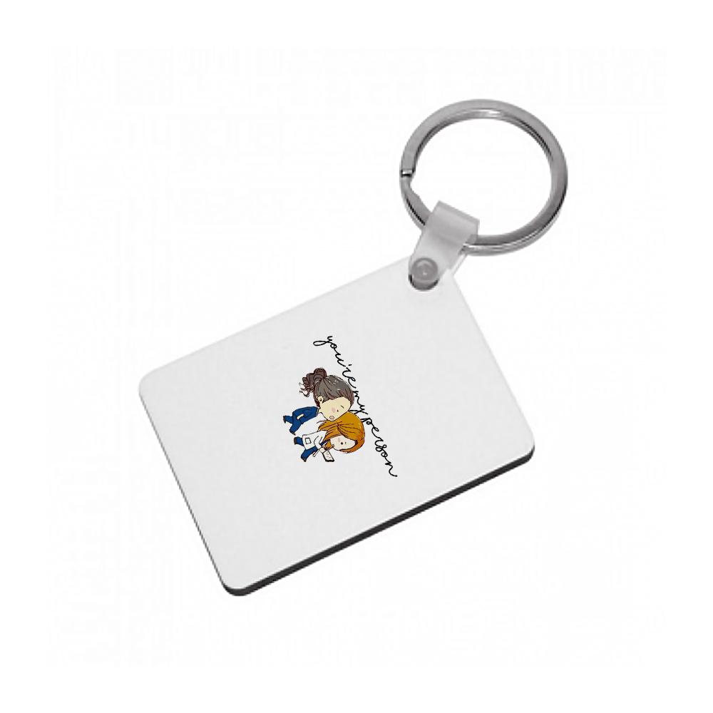 You're My Person Cartoon - Grey's Anatomy Keyring