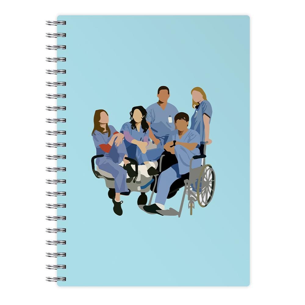 Greys Anatomy Cast Notebook