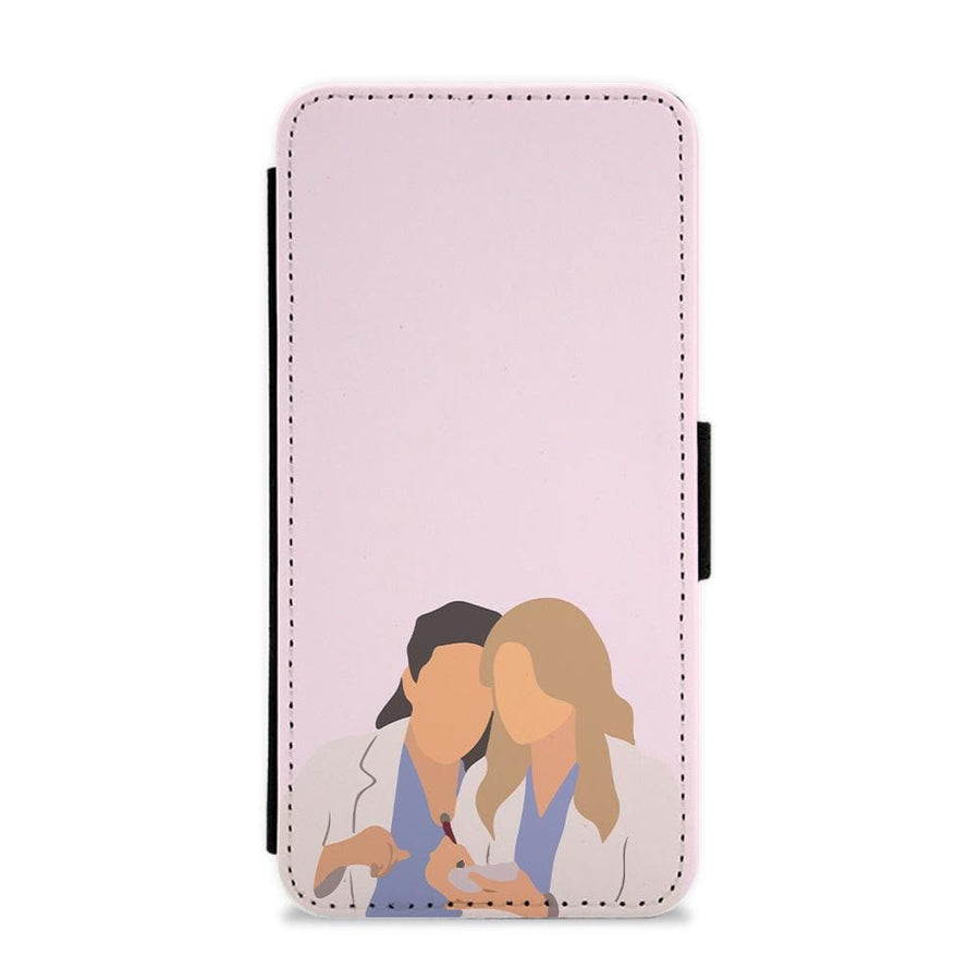 Faceless Characters - Grey's Anatomy Flip / Wallet Phone Case