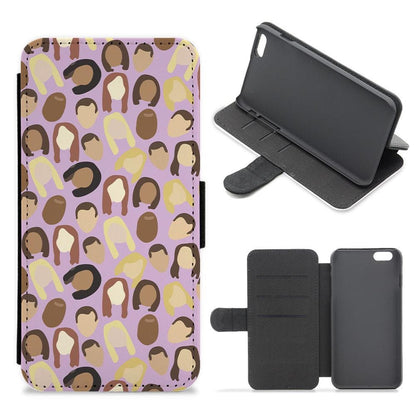 Cast Collage - Grey's Anatomy Flip / Wallet Phone Case