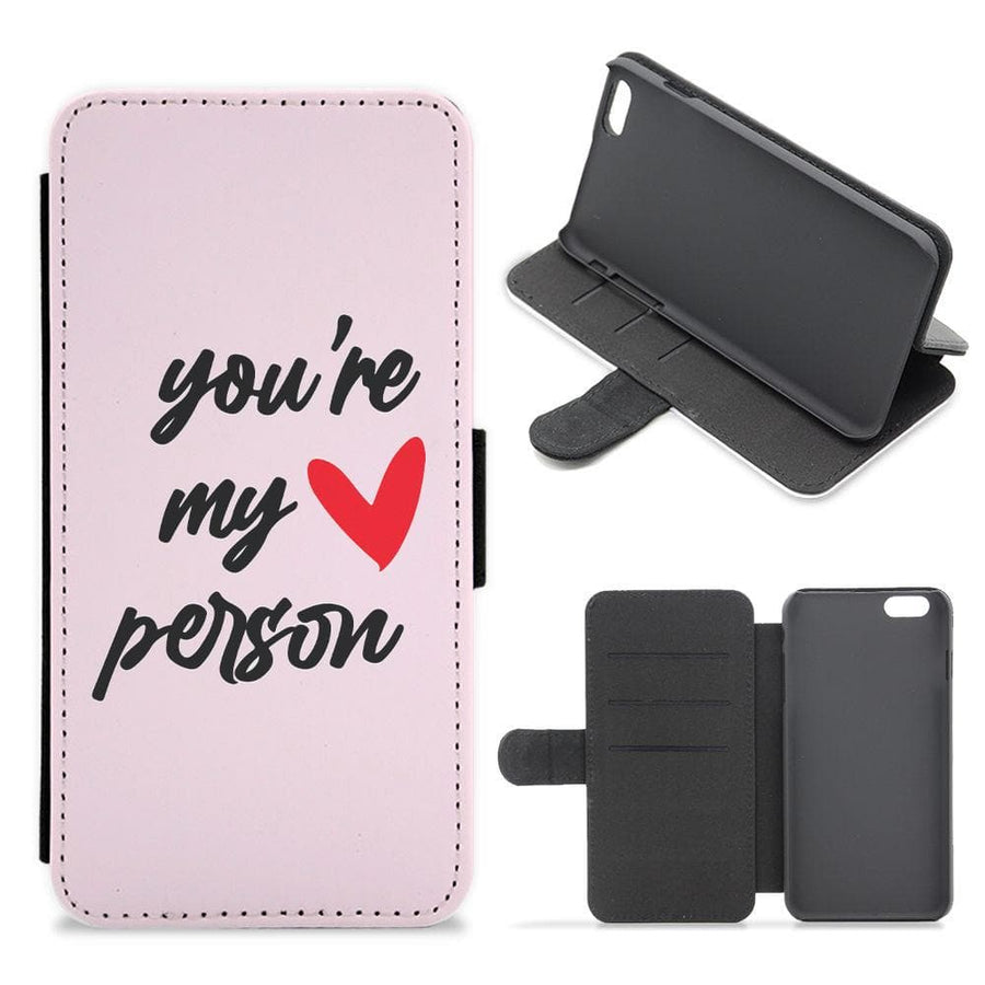 You're My Person Love - Grey's Anatomy  Flip / Wallet Phone Case