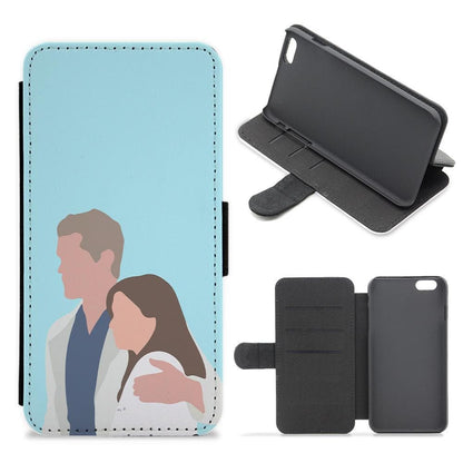 Doctor And Nurse - Grey's Anatomy Flip / Wallet Phone Case