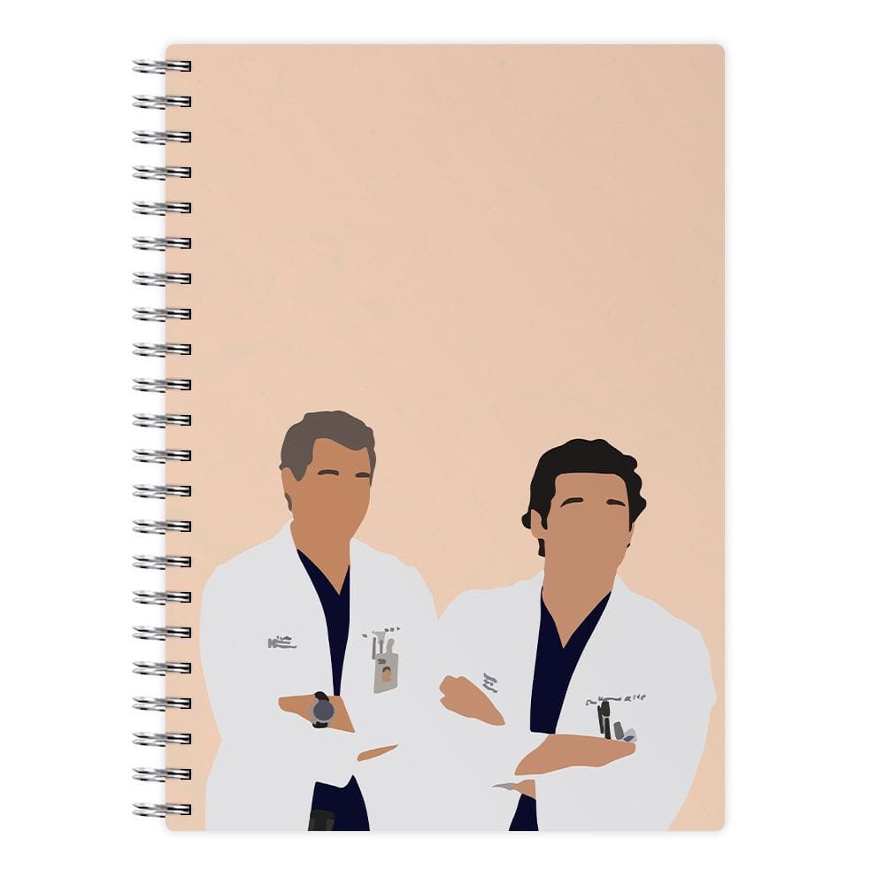 Two Doctors Arm Crossed - Grey's Anatomy Notebook