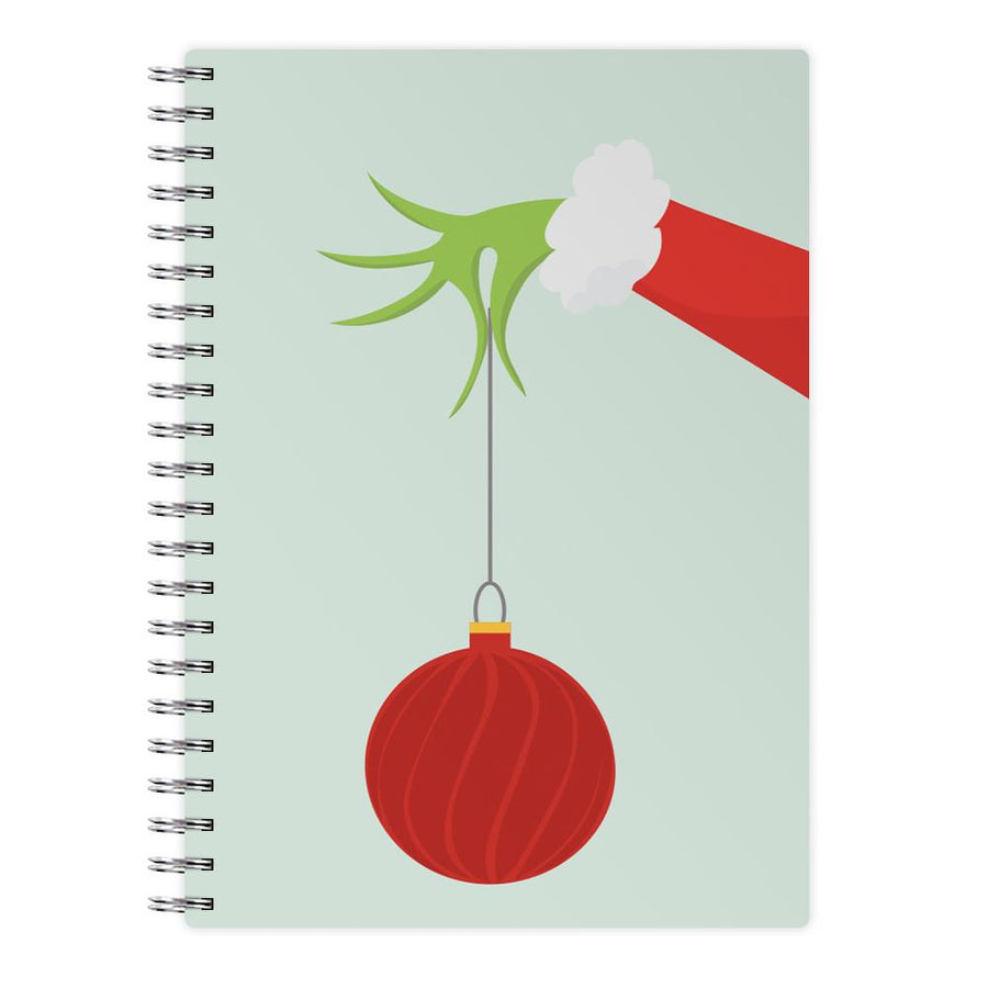 Christmas Bauble - Grinch Notebook