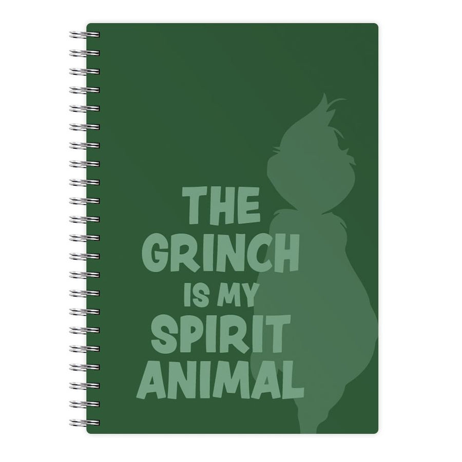 The Grinch Is My Spirit Animal Notebook