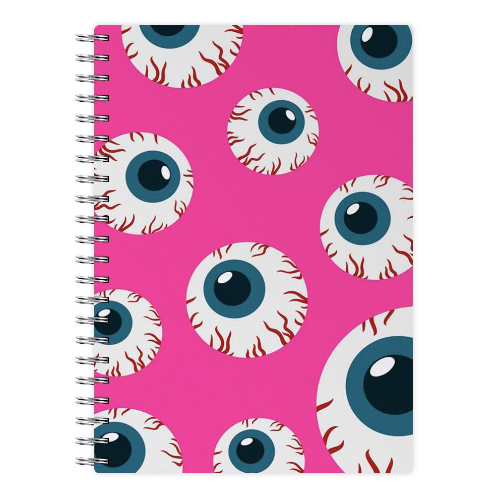 Spooky Eye Pattern Notebook - Fun Cases