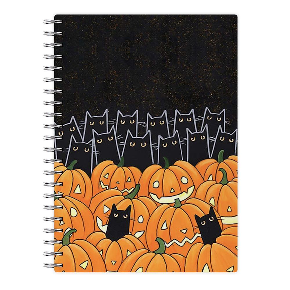 Black Cats & Lanterns - Halloween Notebook - Fun Cases