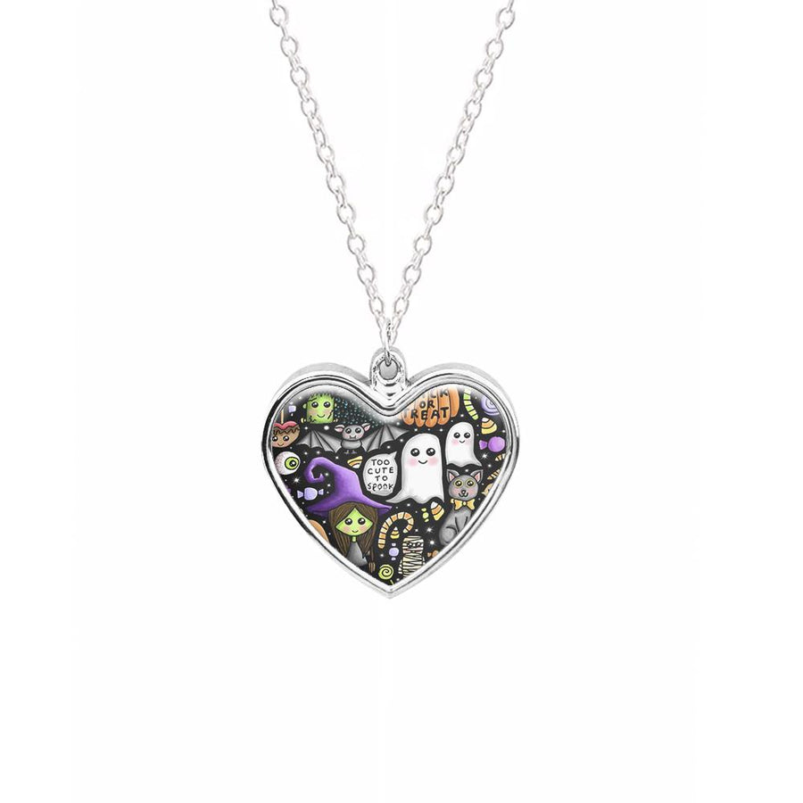 Colourful Halloween Pattern Necklace