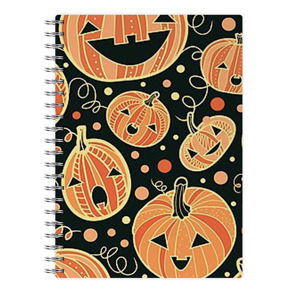 Pumpkin Pattern Notebook - Fun Cases
