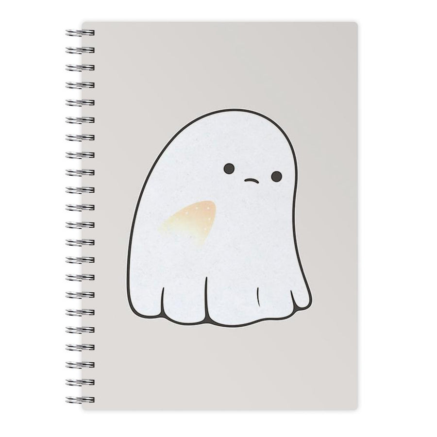 Sad Ghost Halloween Notebook - Fun Cases