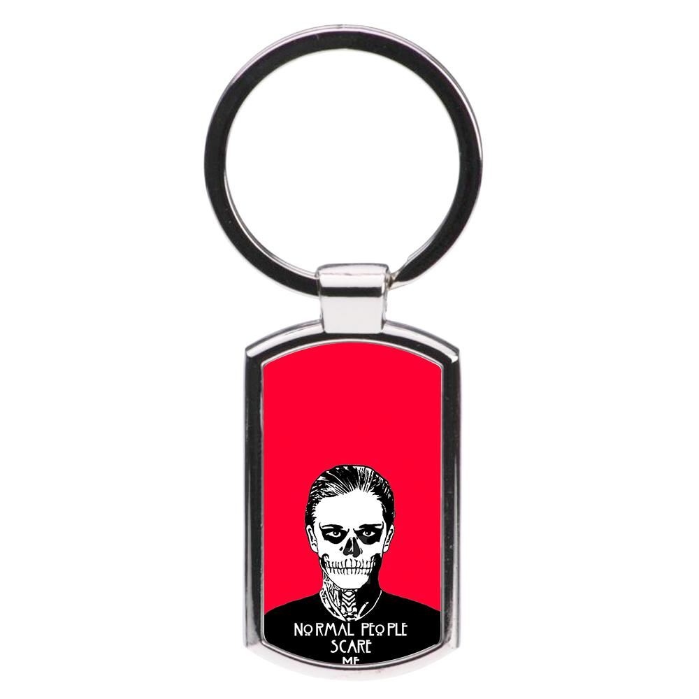 Normal People Scare Me - American Horror Story Luxury Keyring