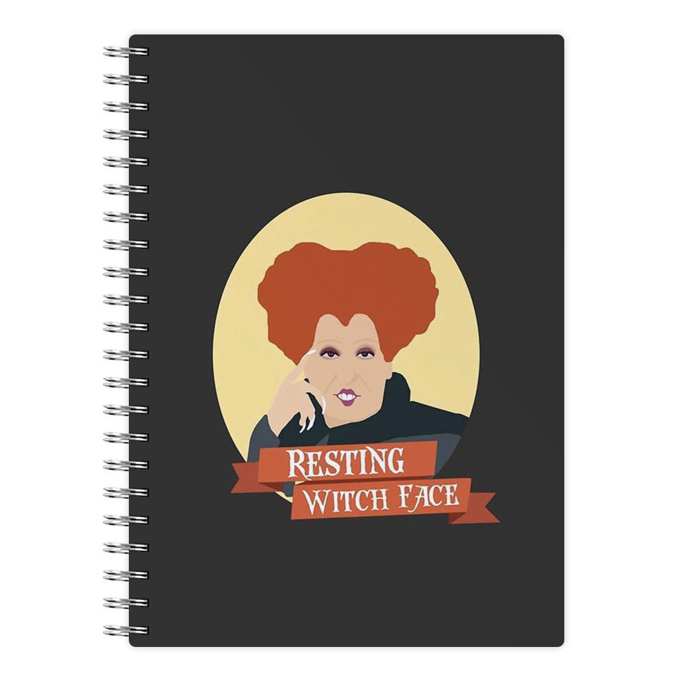 Resting Witch Face - Hocus Pocus Notebook - Fun Cases