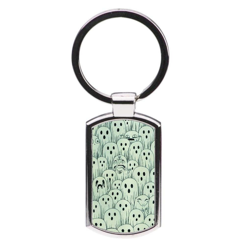 Droopy Ghost Pattern Luxury Keyring