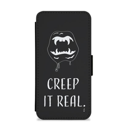 Creep It Real - Halloween Flip / Wallet Phone Case