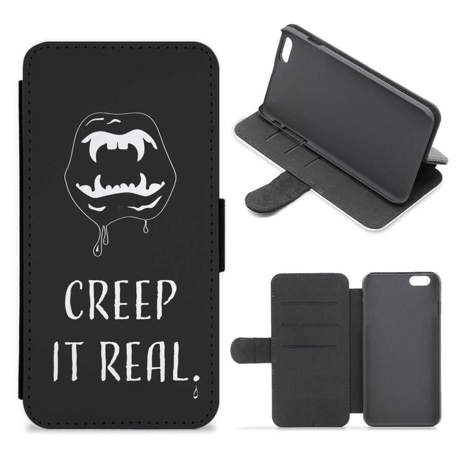 Creep It Real - Halloween Flip / Wallet Phone Case