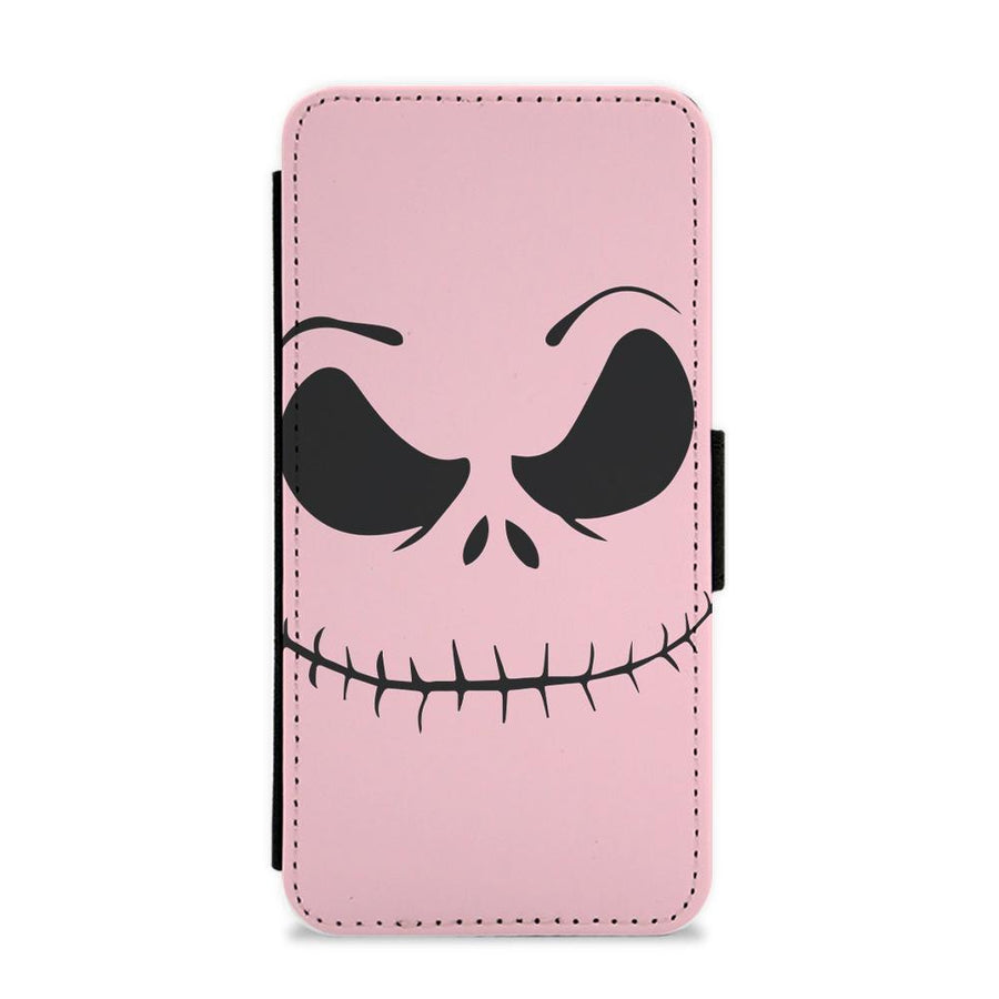 Pink Jack Skeleton  Flip / Wallet Phone Case