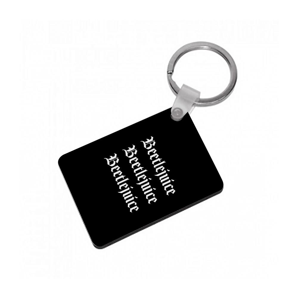 Beetlejuice Keyring