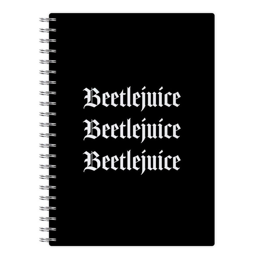 Beetlejuice Notebook