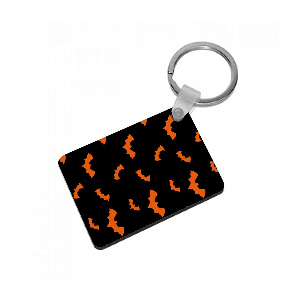 Orange Bat Keyring