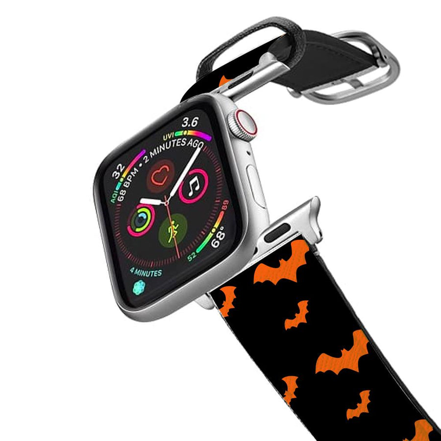Orange Bat Apple Watch Strap