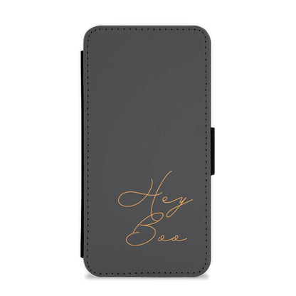 Hey Boo - Halloween Flip / Wallet Phone Case