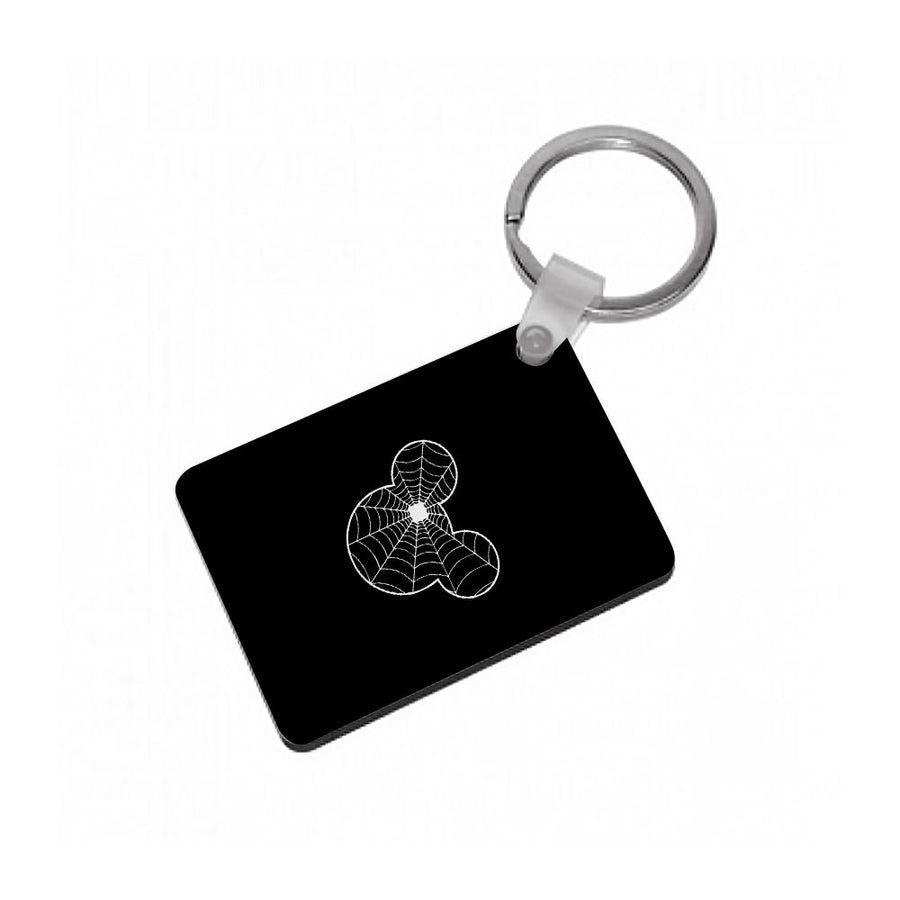 Mickey Mouse Spider Web - Halloween Keyring